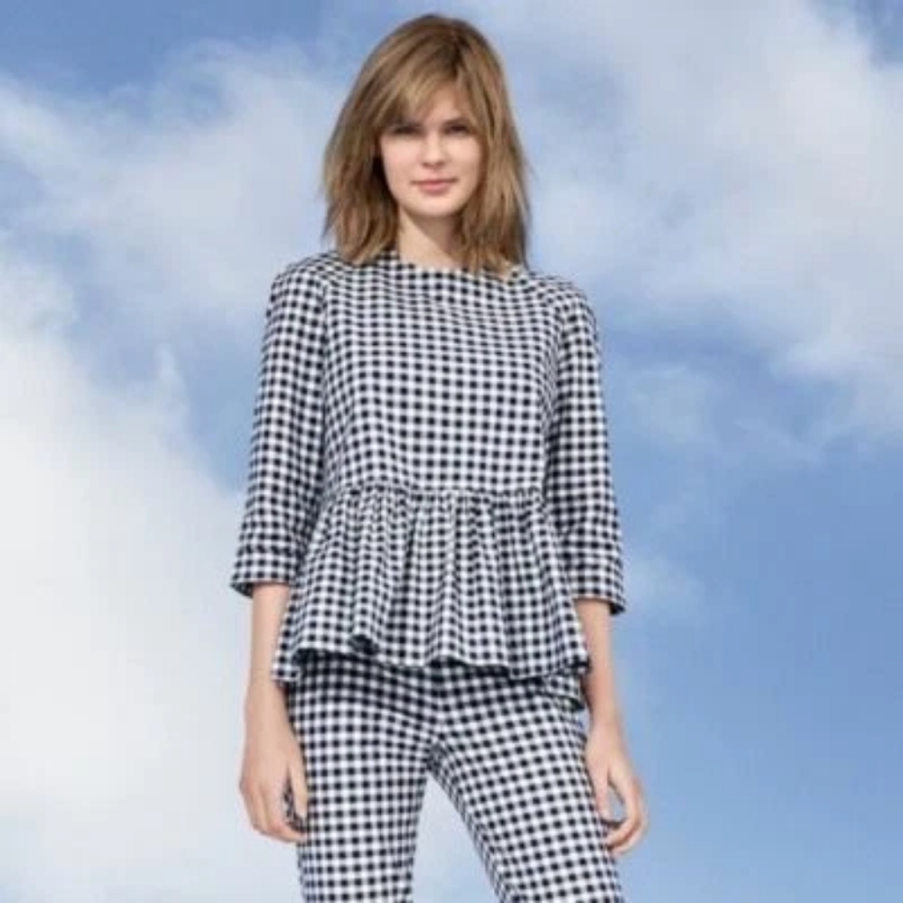 Victoria Beckham X Target Gingham Top